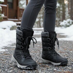 Columbia Women’s Winter Snow Boots – Black, Warm & Waterproof Size 7